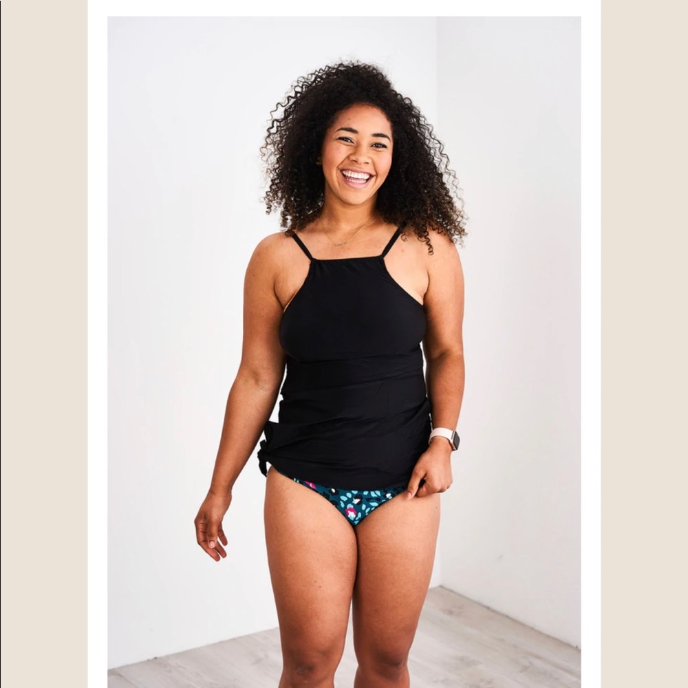 Latched Mama Asymmetrical Nursing Swim Tank